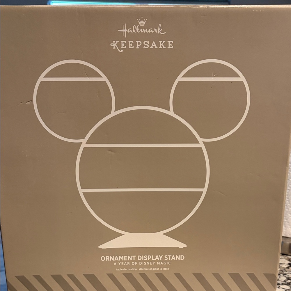 Hallmark Keepsake Mickey Mouse Ornament Stand in Black